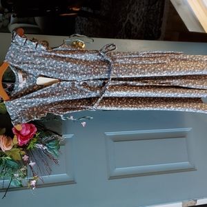 Summer Floral Midi Dress Size S